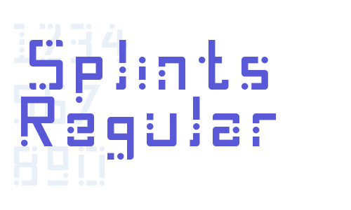 Splints Regular Font Download