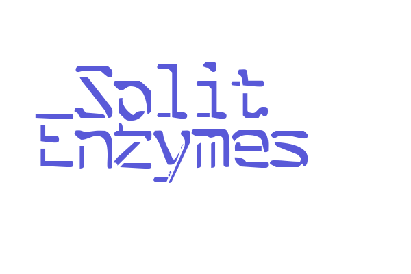 Split Enzymes Font