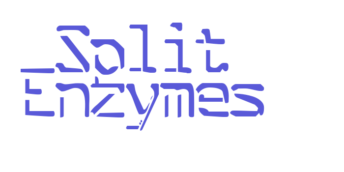 Split Enzymes Font