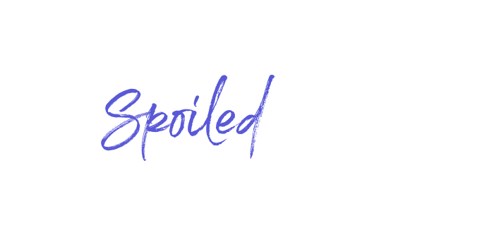 Spoiled Font Download