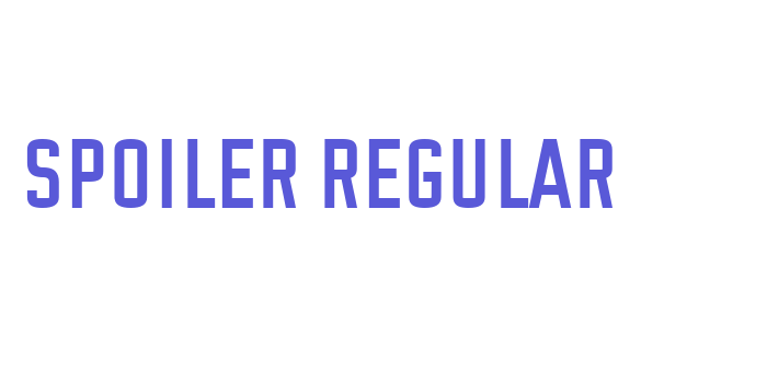 Spoiler Regular Font Download