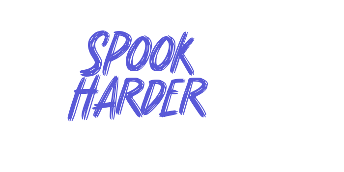 Spook Harder Font