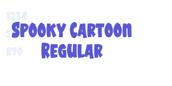 Spooky Cartoon Regular font free