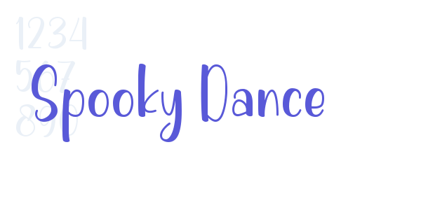 Spooky Dance font