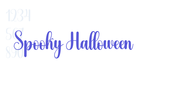 Spooky Halloween font free