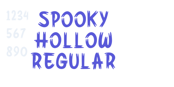 Spooky Hollow Regular font