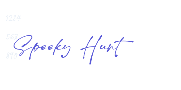 Spooky Hunt font free