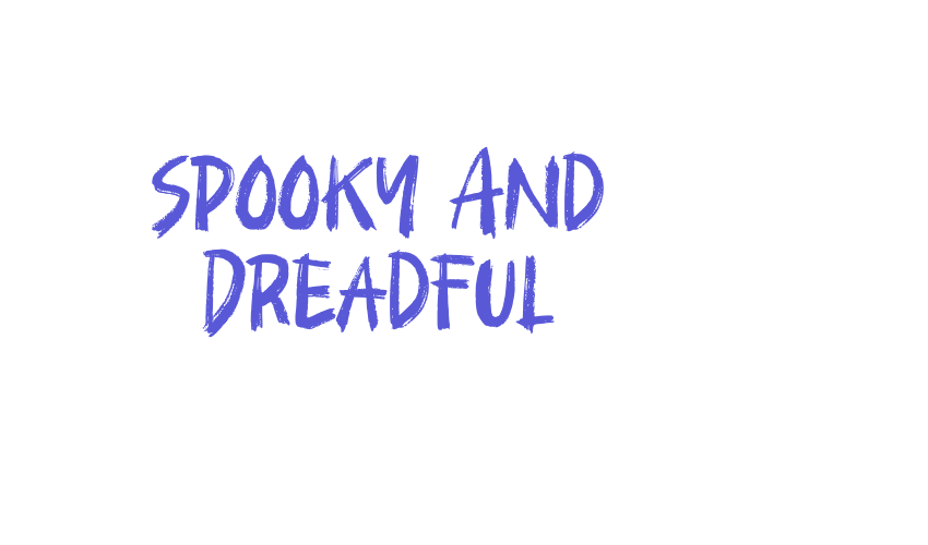 Spooky And Dreadful Font Download