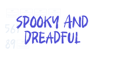 Spooky And Dreadful-font-download