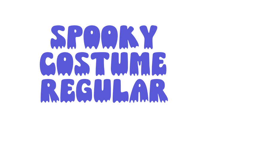 Spooky Costume Regular Font Download