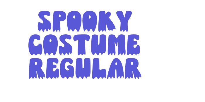 Spooky Costume Regular Font Download