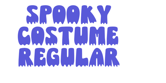 Spooky Costume Regular Font