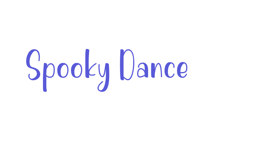 Spooky Dance Font Download