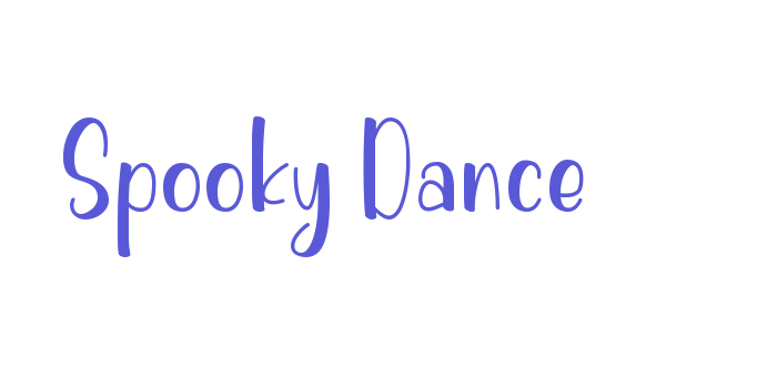 Spooky Dance Font Download