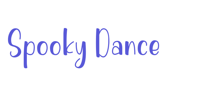 Spooky Dance Font