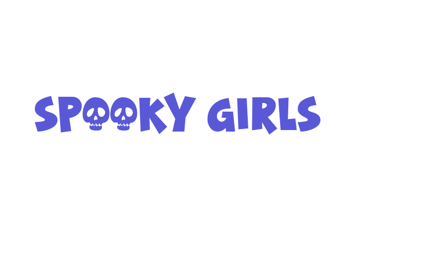 Spooky Girls Font Download