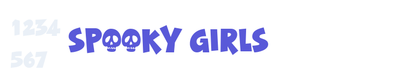 Spooky Girls-related font