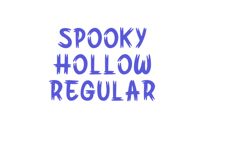 Spooky Hollow Regular Font Download