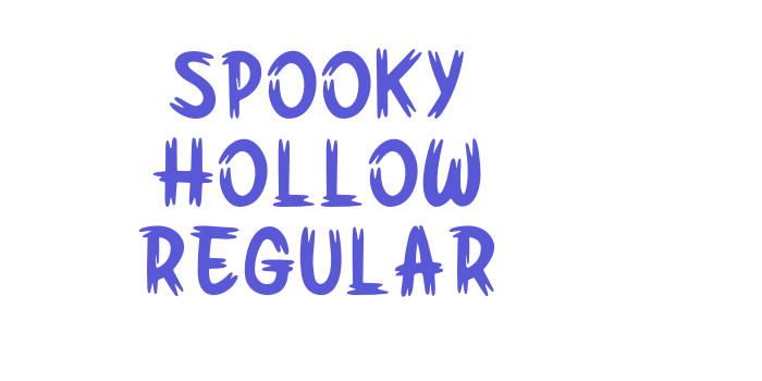 Spooky Hollow Regular Font Download