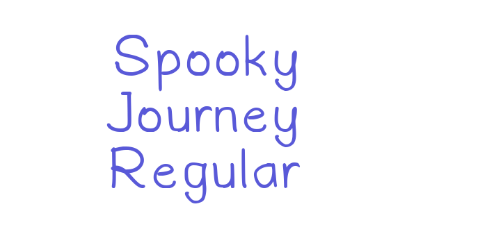 Spooky Journey Regular Font Download