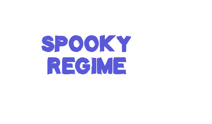 Spooky Regime Font Download