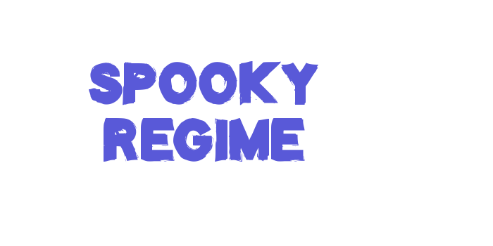 Spooky Regime Font Download