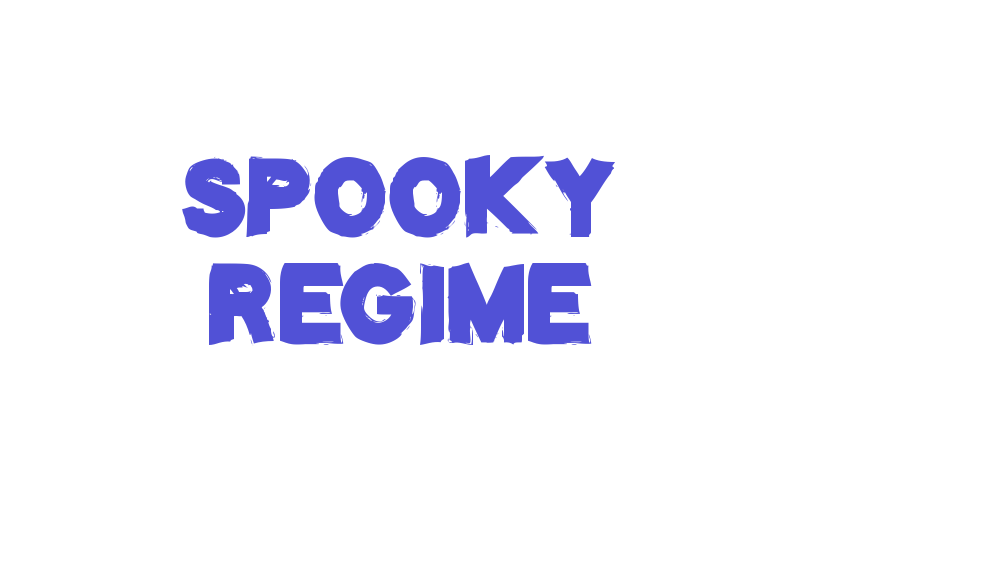 Spooky Regime-font-download