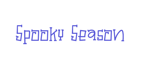 Spooky Season Font