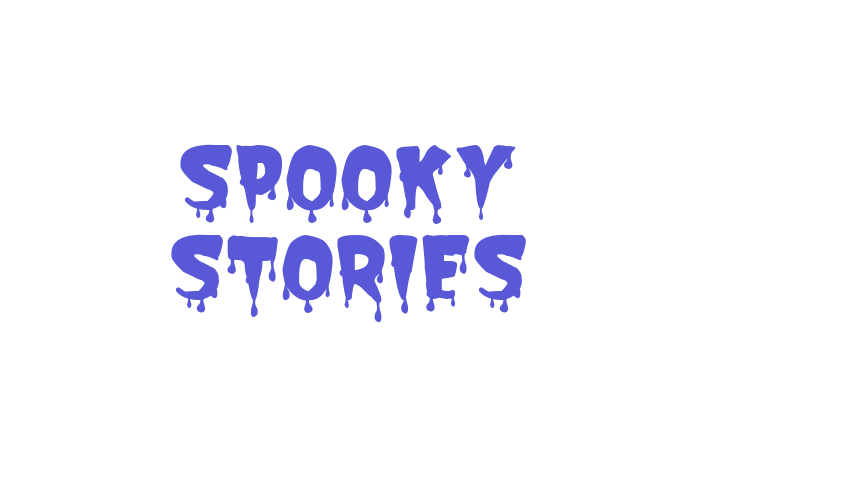 Spooky Stories Font Download