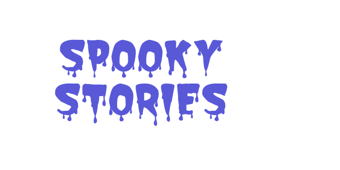 Spooky Stories Font