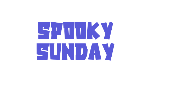 Spooky Sunday Font Download