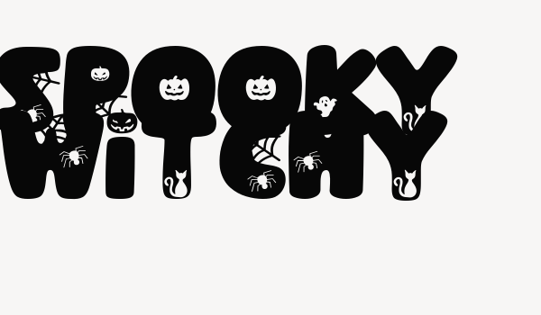 Spooky Witchy Font