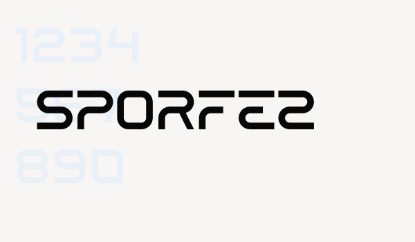 Sporfez Font