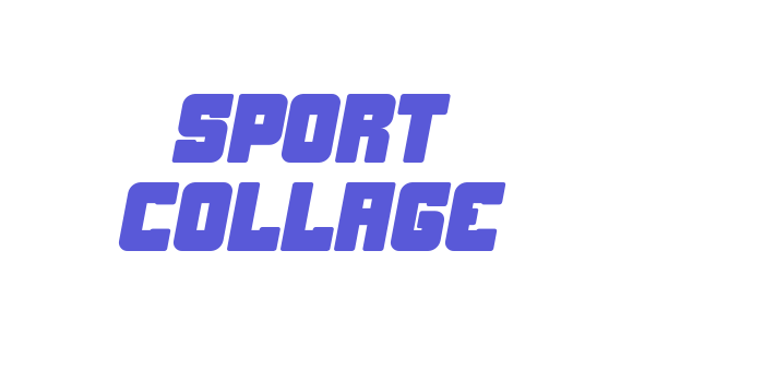 Sport Collage Font Download