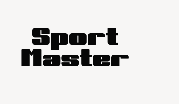 Sport Master Font