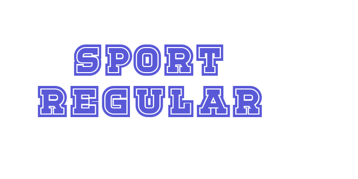 Sport Regular Font Download