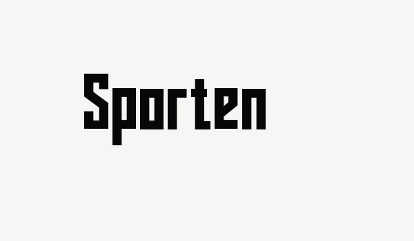 Sporten Font