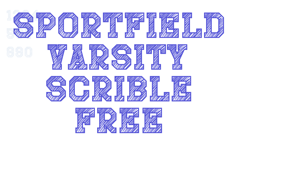 Sportfield Varsity Scrible free-font-download