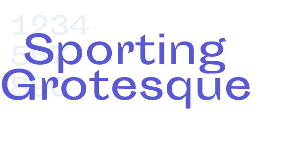 Sporting Grotesque font free