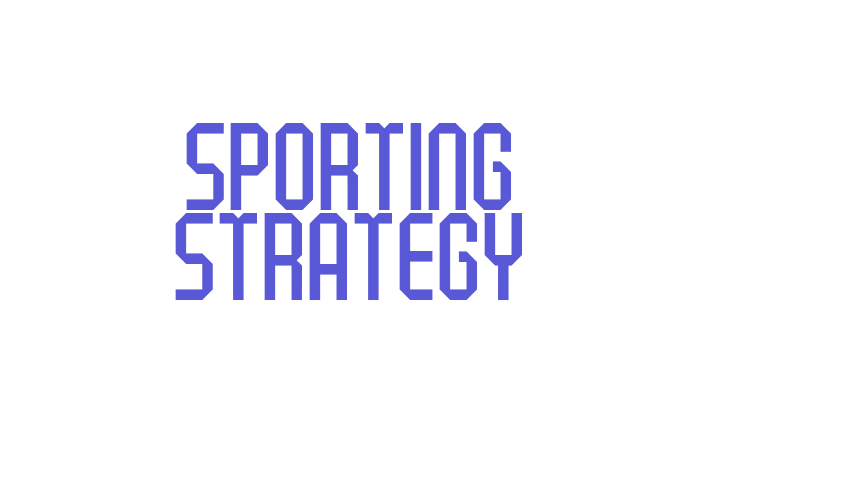 Sporting Strategy Font