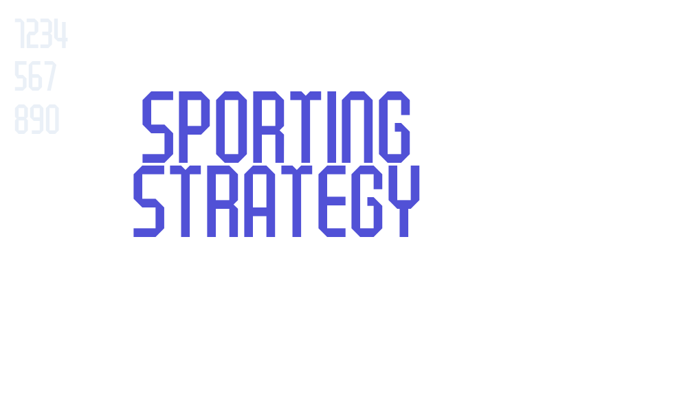 Sporting Strategy-font-download