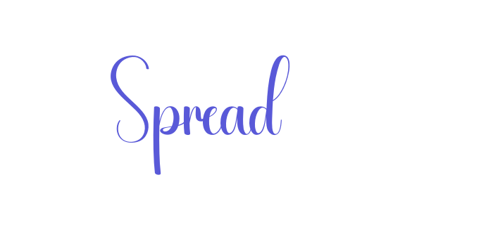 Spread Font