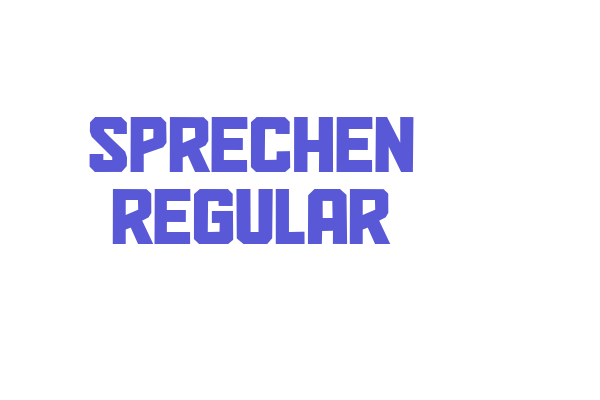 Sprechen Regular Font