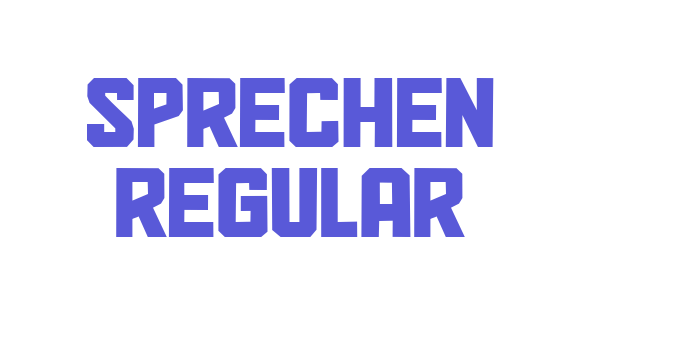 Sprechen Regular Font