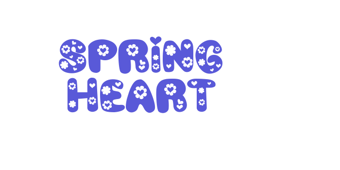 Spring Heart Font Download