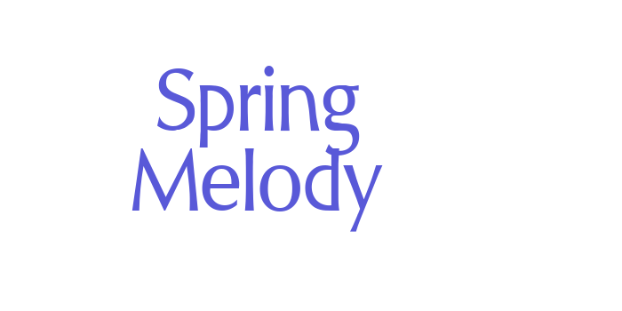 Spring Melody Font