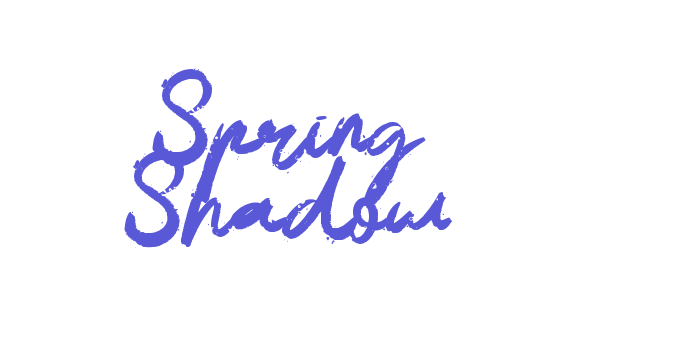 Spring Shadow Font Download