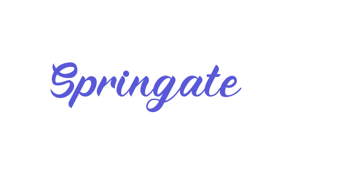 Springate Font