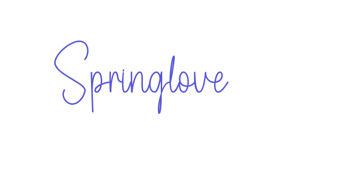 Springlove Font Download