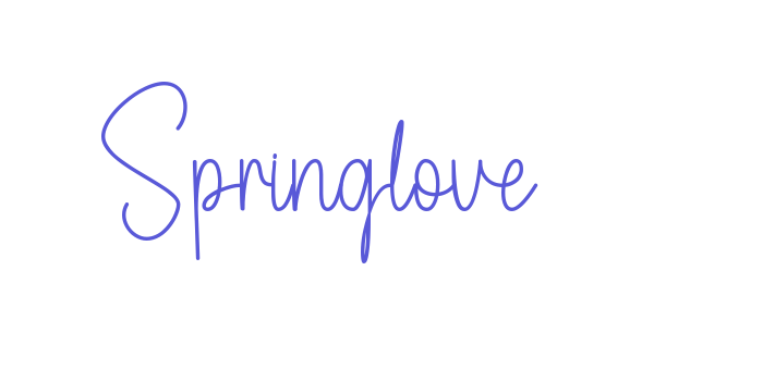 Springlove Font